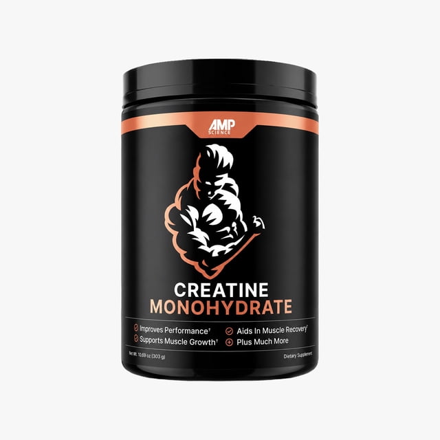Creatina monohidratada en polvo AMP Science micronizada 303 g