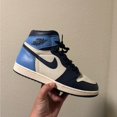 thumbnail image 1 of Jordan Jordan retro 1 high obsidian, 1 of 5