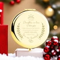 thumbnail image 3 of Espejo compacto Soulpetals dorado regalo para nuera, 3 of 4