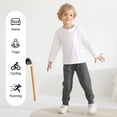 thumbnail image 6 of Resinta 4 Packs Toddler and Boys 100% Cotton Pants Kids Sport Pull on Jogger Pants 2T-6Year, 6 of 6