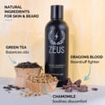 thumbnail image 2 of Champú para barba ZEUS Beard Wash, té verde, 240 ml, sándalo, 2 of 6