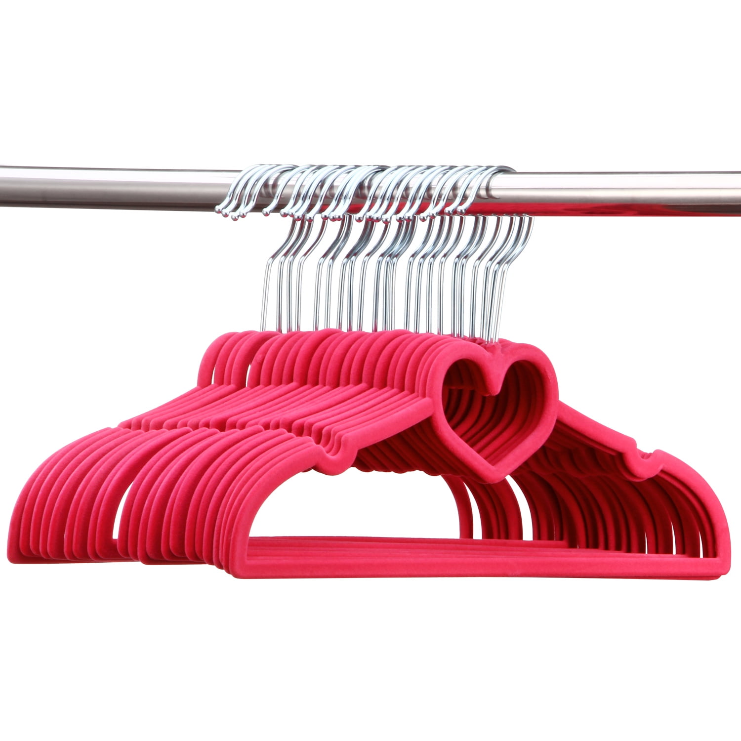 Ollieroo 30 Pack Children Clothes Velvet Hangers, Space Saving Ultra Thin NonSlip Velvet Kids