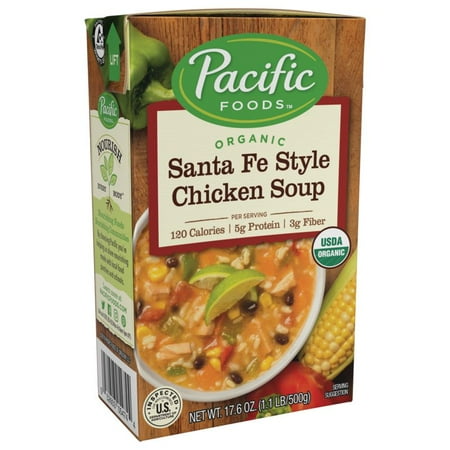 (2 Pack) Pacific Foods Organic Santa Fe Style Chicken Soup, 17.6-Ounces