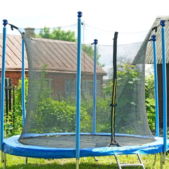 Trampoline Pole Caps, 8-Pack Replacement Top Covers for Enclosure Poles and Net Installation, 3.1x2.0 Inch