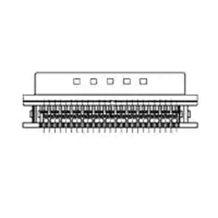 749109-5 Connector SCSI PL 68 POS IDT RA Cable Mount 68 Terminal 1 Port