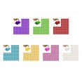 thumbnail image 1 of VONKY 100pcs Square Aluminum Foil Wrappers Colorful Package for Sweets Candy Chocolate Lollipops, 1 of 9