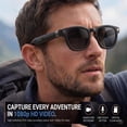 thumbnail image 4 of AI  Glasses with 4K Camera, Photo/Record Sunglasses for Travel,  & Daily Use, Photochromic Lenses, Hands-Free Call  Glasses, ChatGPT Voice Assistant, 8-Hours, 4 of 6