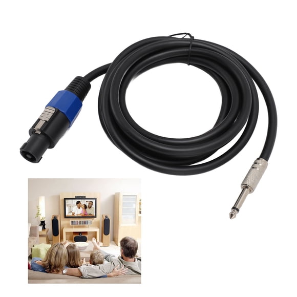 Speaker Connection Cable, Speaker Extension Cable 10ft Length Professional Flexible for Stage Monitors for Home Speaker