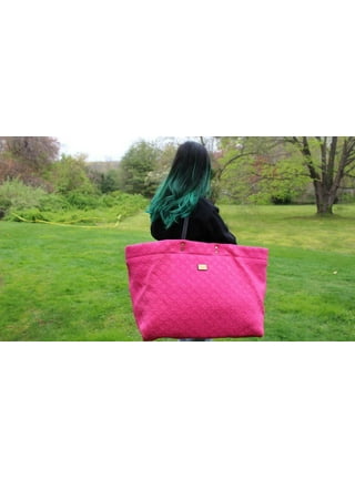 Louis Vuitton XL Fuchsia Pink Scuba Neverfull GM Neoprene Tote Bag