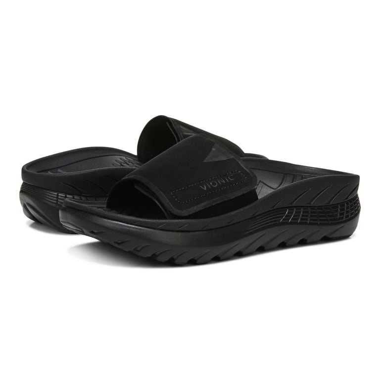 Vionic Black Textured Sandals Vionic Awaken RX - Women main image 4