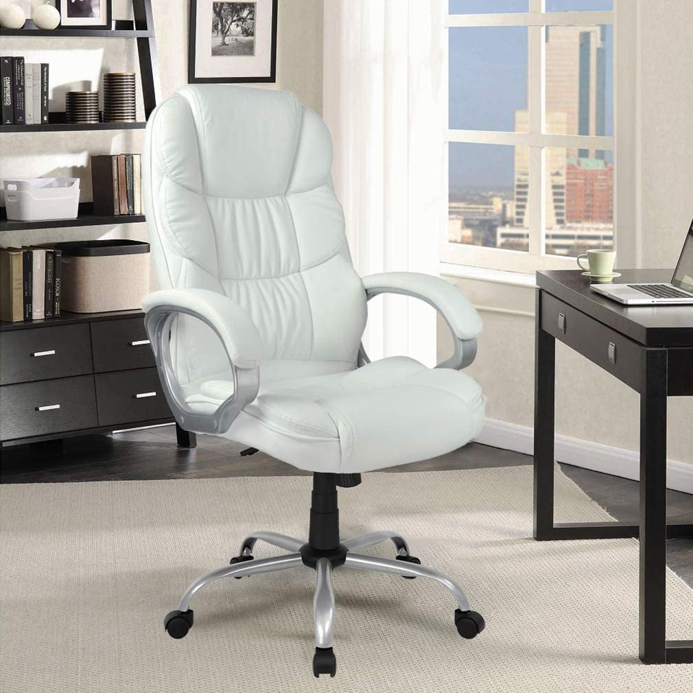 Executive Office Chair Big and Tall Leather Computer Chair Ergonomic
