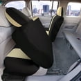 thumbnail image 3 of TLH Beige Full Coverage Flat Cloth Seat Covers Rear, Universal Fit for Cars, Auto, Trucks, SUVs, 3 of 7