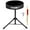 Black, variant on 3” High-Density Sponge Drum Throne - Adjustable 17”-24” Musician Stool with Non-Slip Base, 330 lbs Capacity for Drummers & Guitarists