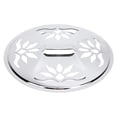 thumbnail image 2 of Guitar Cover Resonator, Silver Guitar Cavity Cover Plate Perforated Stainless Steel  for Instrument Upgrade, 2 of 7