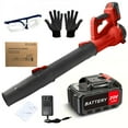 thumbnail image 6 of (HJG)--Cordless Leaf Blower 20V Electric Leaf Blower With4.0Ah Batteries And Fast Charger, Variable Speed, Turbo Mode, Battery Powered Handheld Leaf Blowers For Lawn Care And Clearance Yard Leaves;'[, 6 of 7