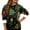 Dark Green, variant on Women's Casual Fashion Plus Velvet Thickened Christmas Print Hooded Sweatshirt for Warm and Comfortable Holiday Season