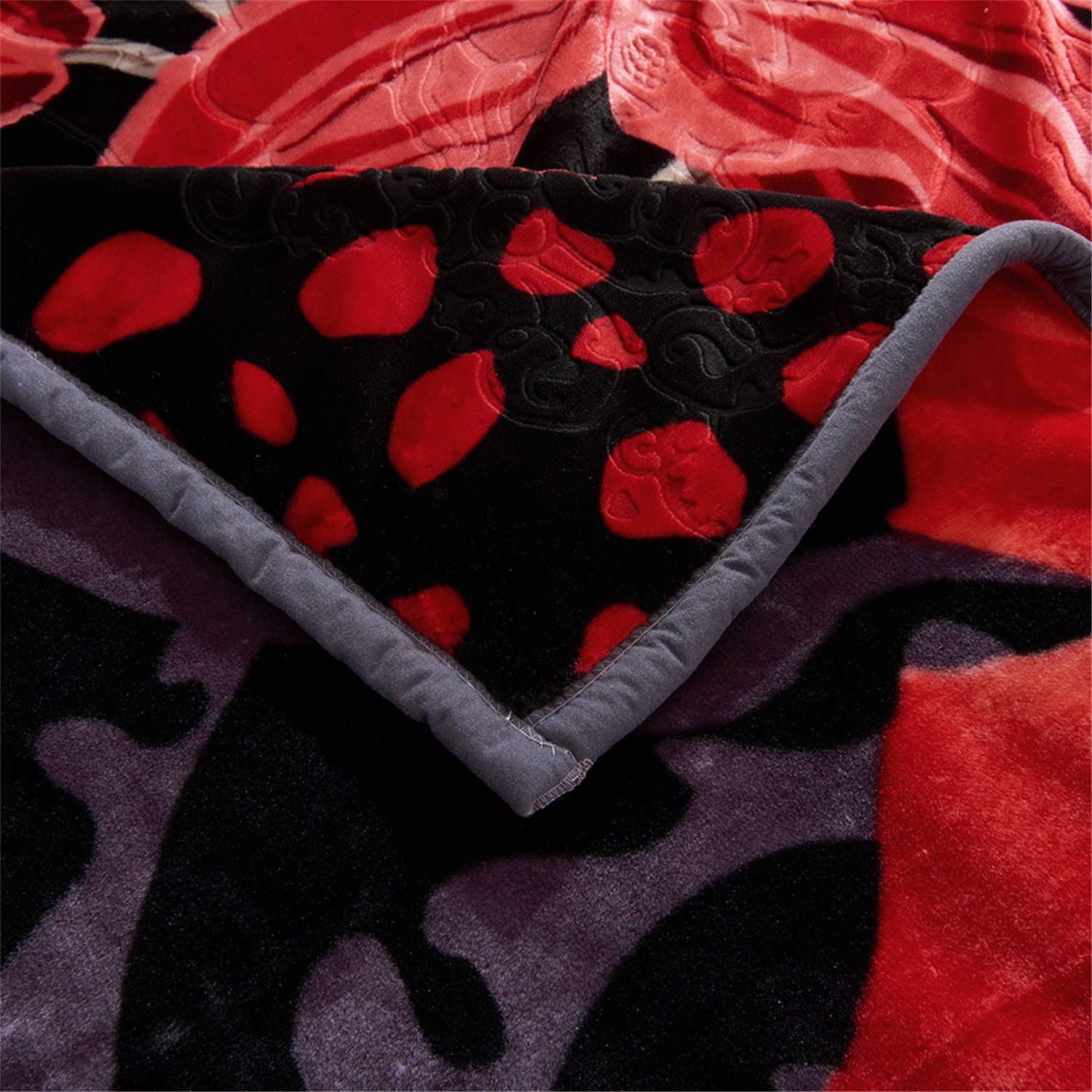 JML King Fleece Bed Blanket For Winter,520GSM Polyester Soft Fleece Blanket,83"x91"