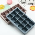 thumbnail image 5 of Cheers.US Silicone Ice Cube Trays -6/15 Grids Square Cubes per Tray Ideal for Whiskey, Cocktails, Soups, Baby Food and Frozen Treats - Flexible and BPA Free, 5 of 7