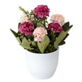 thumbnail image 2 of Sunjoy Tech Potted Artificial Flowers Fake Hydrangea Flowers in Pots Faux Flowers in Pot for Home Office Decoration Desktop Decor, 2 of 2