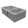 thumbnail image 5 of Blue Ocean 32" 16 Gauge Stainless Steel Undermount Kitchen Sink with FREE Grids and Strainers (KSR122L), 5 of 9