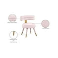 thumbnail image 2 of Meridian Furniture Fitzroy Pink Velvet Dining Chair (Set of 2), 2 of 6