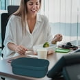 thumbnail image 4 of Binwennn Ensemble de Petite Table de Cuisine Ronde Napperons pour Tables avec Serviettes Petit Ensemble de Table Intérieur « Silicone de Qualité Alimentaire Moderne pour Lunch : Léger Pliable et pour la Préparation des Repas et pour Enfants! », 4 of 5