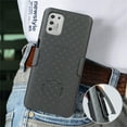 thumbnail image 6 of Case with Clip for Moto G Stylus 4G 2021, Nakedcellphone [Black Tread] Kickstand Cover with [Rotating/Ratchet] Belt Hip Holster Holder Combo for Motorola Moto G Stylus 4G 2021, 6 of 10