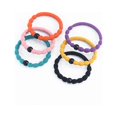 thumbnail image 1 of Six-Pack High-Elasticity Bean Ponytail Holders with Drawstring Hair Ties, 1 of 5