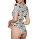 thumbnail image 2 of Balery Hello Body de cuello redondo de manga corta para mujer Tops de manga corta Tops básicos-Medium, 2 of 7