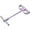 Purple, variant on Multifunction Tension Rope, 6-Tube Elastic Yoga Pedal Puller Resistance Band, Natural Latex Tension Rope Fitness Equipment, for Abdomen/Waist/Arm/Leg Stretching Slimming Training
