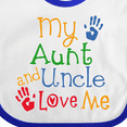 thumbnail image 4 of Inktastic My Aunt and Uncle Love Me Boys or Girls Baby Bib, 4 of 4