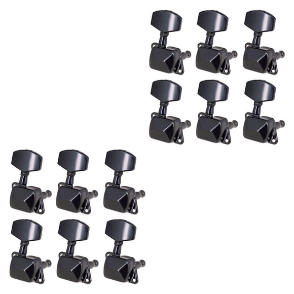 Cateissary Clavijas de afinación de 6 piezas, cabezales de máquina profesionales, teclas, botones, accesorios de instrumentos, piezas de Tipo 2 2piezas