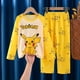 thumbnail image 1 of Conjuntos de pijamas Kawaii Sanrios Kuromi Cinnamoroll Pochacco para niños, pijamas de seda de leche, ropa de dormir de Anime para niños, ropa de casa para niños, otoño, 1 of 4