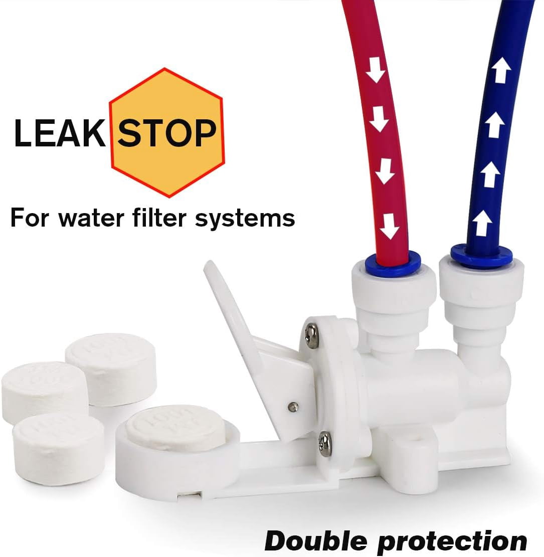 JJEAN-Frizzlife Leak Protection Valve For Reverse Osmosis And Under Sink Water Filter System MP99 & SP99 - Automatic Shut Off Protection When Water Leaks