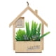 thumbnail image 1 of Simulación suculenta combinación planta en maceta colgante de pared pequeños adornos creativos plantas verdes artificiales de madera, 1 of 5