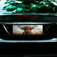 thumbnail image 7 of Cow with Flower Crown in Flower Field Front License Plate,Metal License Plate,Funny Standard Plates Personalized Novelty Decorative For Men/Women/Boys/Girls Car 6×12 Inch, 7 of 7