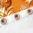 thumbnail image 4 of Erosebridal Boho Damask Curtains for Living Room,Baroque Floral Style Curtains for Living Room,Gold Orange Gothic Theme Curtains and Drapes (42x90) For Teens,Ultra Soft Room Decoration, 4 of 7