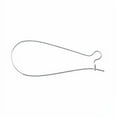 thumbnail image 2 of John Bead MHF Earwire Kidney 15x33mm Slv 34pc, 2 of 2