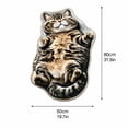 thumbnail image 3 of Cat Rug Featuring Faux Cashmere Material, Non-Slip Animal Rug for Bedroom and Playroom, Cute Gift for Student and Cat Lovers, 1 Piece, 3 of 5