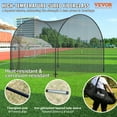 thumbnail image 2 of VEVOR Baseball Batting Cage, Softball and Baseball Batting Cage Net and Frame, Practice Portable Cage Net with Carry Bag, Heavy Duty Enclosed Pitching Cage, 2 of 7