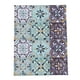 thumbnail image 5 of Pegatinas Para Azulejos, Pegatinas Autoadhesivas Para Azulejos De Suelo De Estilo Retro De PVC Para Balcón ANGGREK Verde oscuro con ribete dorado, 5 of 8
