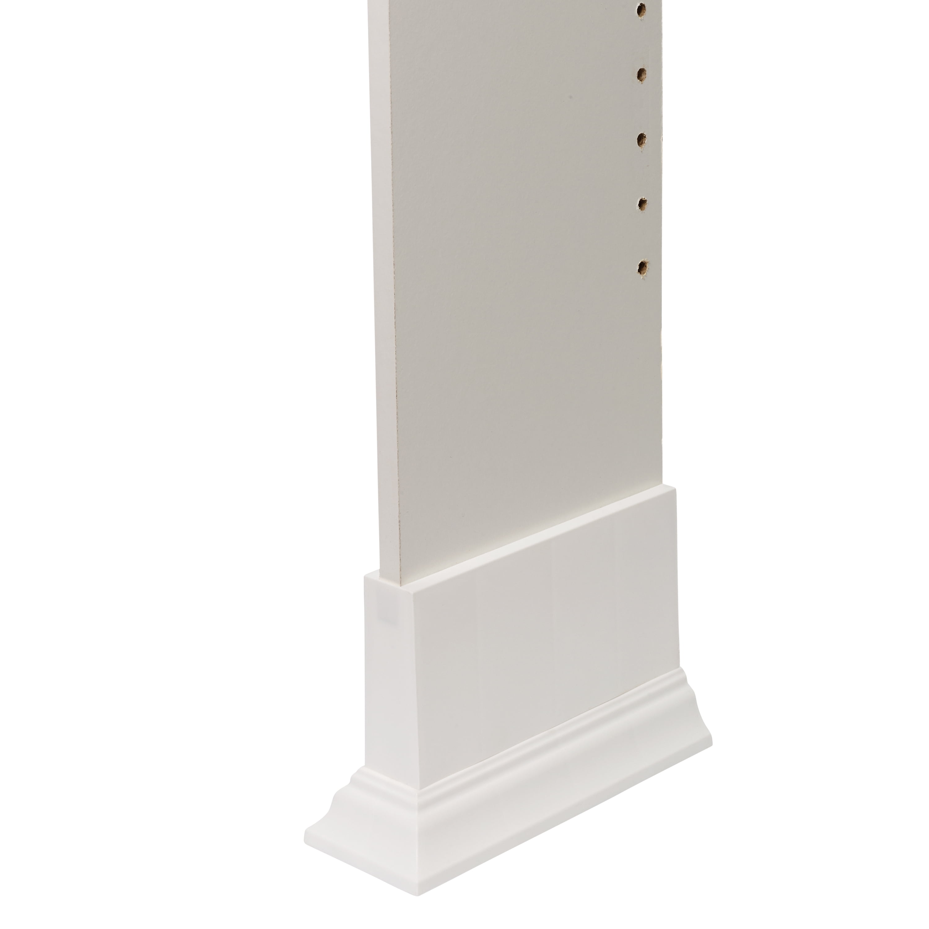 Mainstays Over-The-Toilet Bathroom Spacesaver Leg Extension Kit, White, 2 Pieces, 1 Pack