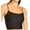 Black, variant on Women's Only Hearts 45755S Second Skins Crop Camisole (Nude S)