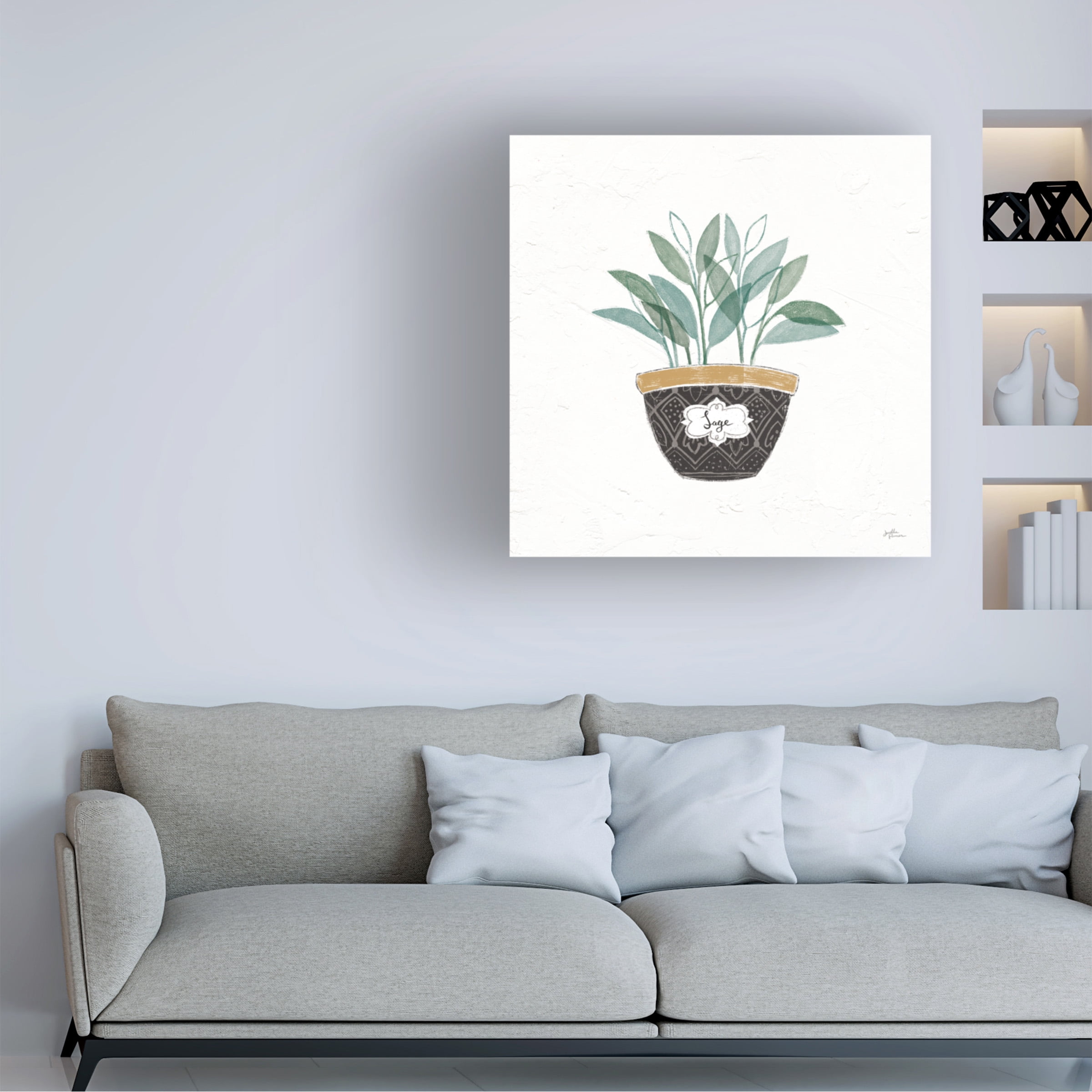 Janelle Penner 'Fine Herbs VII' Canvas Art