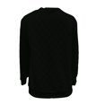 thumbnail image 5 of Quarter Zip Sweaters Women, Yigetop Women's Half Zip Quilted Sweatshirts Crew Neck Long Sleeve Pullover Tops Textured Solid Casual Fashion Fall Tops Womens Quarter Zip Black L, 5 of 8