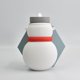 thumbnail image 3 of Botella de agua apta para microondas, terapia de frío y calor, diseño de muñeco de nieve, 350 ml, blanca, 3 of 4