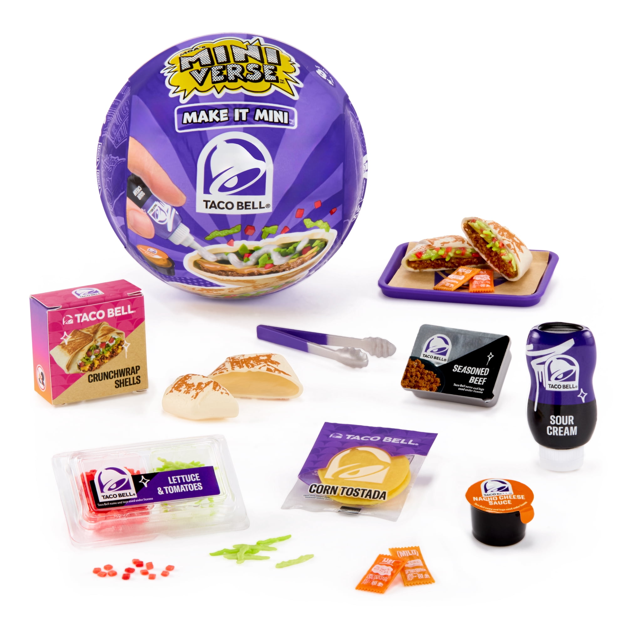 MGA's Miniverse Make It Mini Taco Bell Series 1, Mini Collectibles - Blind Ball, Ages 8+
