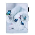 thumbnail image 3 of Samsung Galaxy Tab A 7.0 inch 2016 Tablet SM-T280/T285 Case, Dteck Cute Pattern PU Leather Flip Folio Stand Wallet Case Cover Built-in Card Slots, Cat, 3 of 7