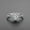 Platinum, variant on Heart-Shaped Womens Alloy Simulated Diamond Micro-Set Wedding Ring, European and American Style, Individually Packed