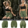 thumbnail image 7 of High Waist Yoga Shorts for Women with 2 Side Pockets Tummy Control Running Home Workout Shorts, 7 of 7